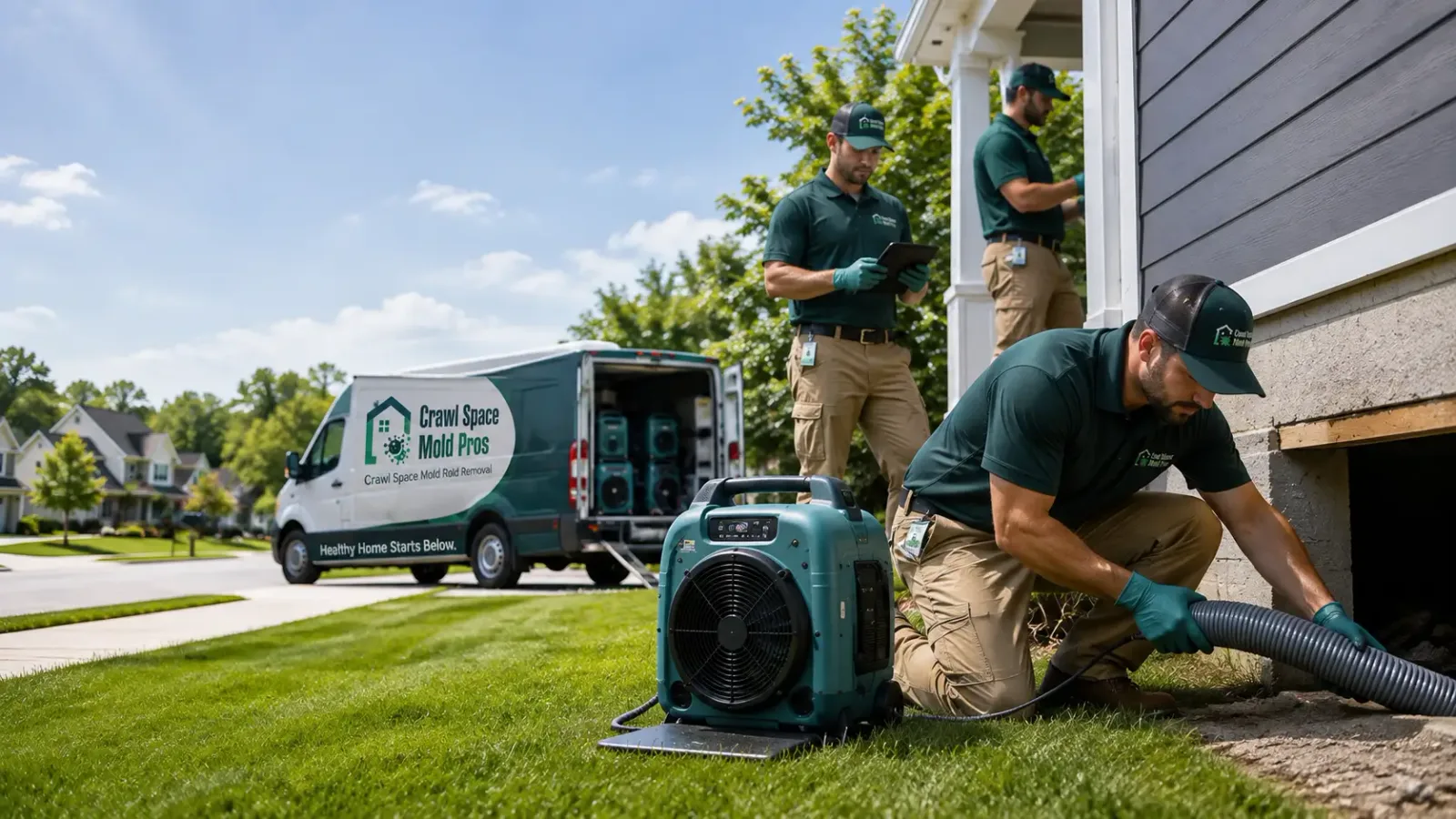 Crawl Space Mold Removal in Lansing, KS